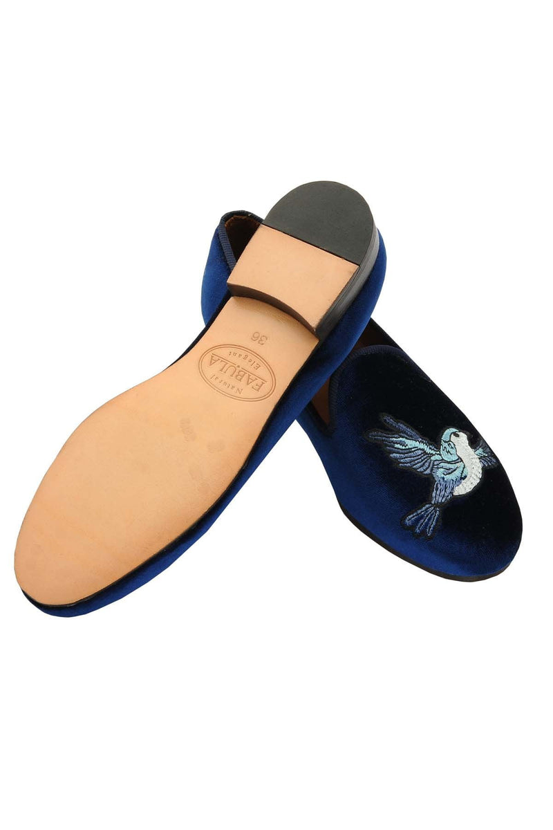 Byzantine  Velvet Monogram Slippers – Fabula & Tales